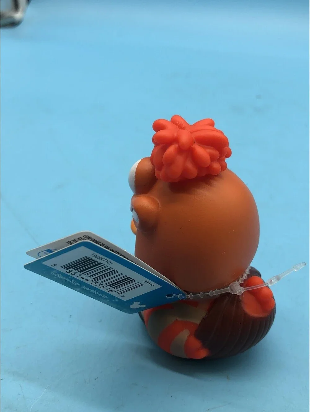 Just Play Disney Pixar Inside Out Anxiety Duck Figure Toy Orange New Loose